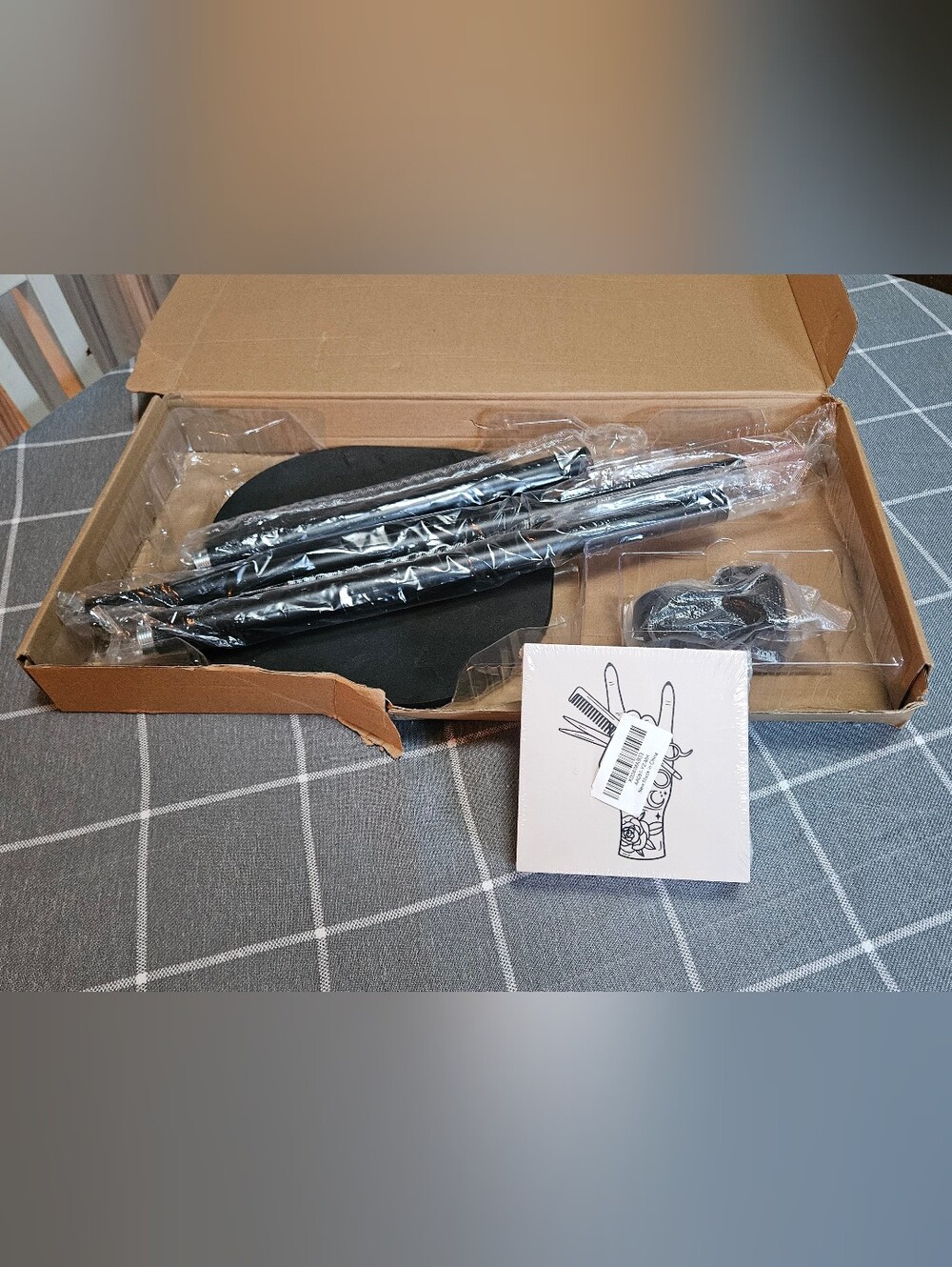 Hair Dryer Stand And Hairdresser Decor